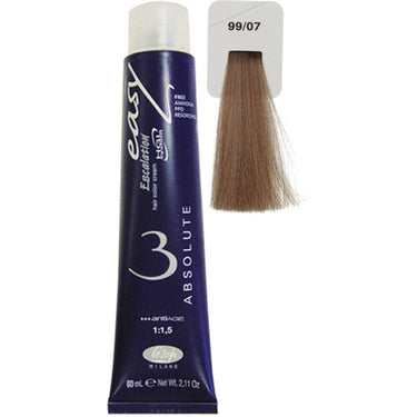 Lisap Easy Absolute 3 Ammonia Free Permanent Color - 99/07 - 2.11 oz. - 50 mL.