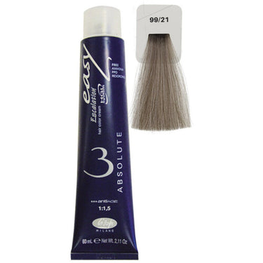 Lisap Easy Absolute 3 Ammonia Free Permanent Color - 99/21 - 2.11 oz. - 50 mL.