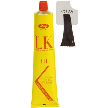 Lisap LK Anti-Age Permanent Color - 4/07 - 3.5 oz. - 100 mL.