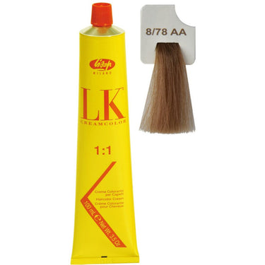 Lisap LK Anti-Age Permanent Color - 8/78 - 3.5 oz. - 100 mL.