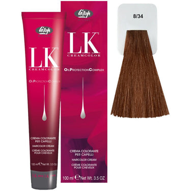 Lisap LK OPC Permanent Color - 8/34 - 3.5 oz. - 100 mL.