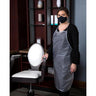 Long Vinyl Bib Apron - Reusable / Protective Barrier Against Water, Chemicals, & Germs / 42" x 36" / 1 Apron