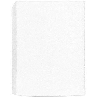 Loose Rectangular Sponge - White - Latex-Free / 100 Pieces Per Bag X 24 Bags = 2,400 Rectangular Sponges