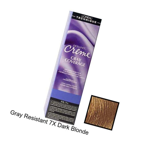L'Oreal Excellence Creme Permanent Haircolor - Gray Resistant 7X