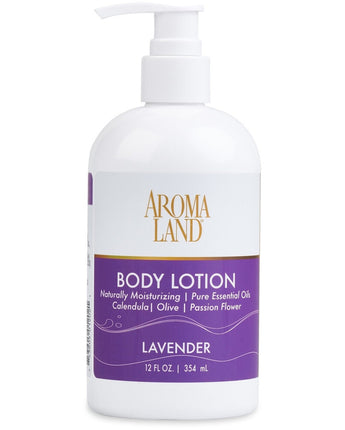 Lotion - Lavender 12 oz. / 6 Pack - Gifts / Wedding Favors / Retail by Aromaland