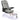 Lucent Pedicure Chair with Crystal Glass Pedicure Basin by Whale Spa