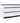 Lux Black and White Striped Reception Desk / 60" Wide by Whale Spa