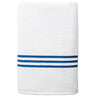 Luxurious Pool Towels / 30" X 60" / White With Blue Stripes / 1 Dozen by The Turkish Towel Company