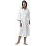 Luxury Hotel Velour Kimono Robe / White / 48"L and 59" Sweep