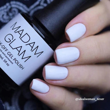 Madam Glam - Gel Color - Perfect White / 0.5 oz.