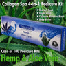Mademoiselle Collagen Spa 4-in-1 Pedicure Kit - Aloe Vera / Case of 100 Pedicure Kits