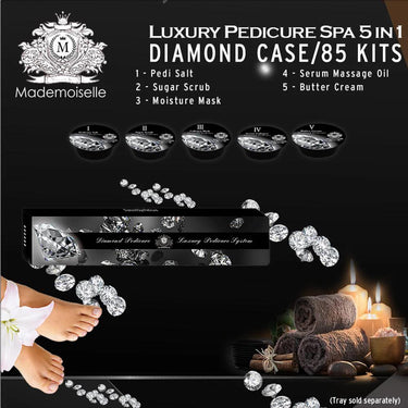 Mademoiselle Collagen Spa 5-in-1 Pedicure Kit - Diamond / Case of 100 Pedicure Kits