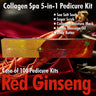 Mademoiselle Collagen Spa 5-in-1 Pedicure Kit - Red Ginseng / Case of 100 Pedicure Kits