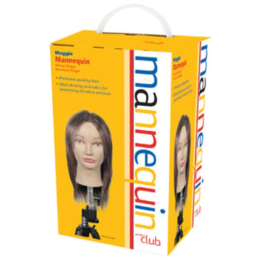 Maggie Mannequin / 100% Dark Brown Human Hair - 12" Long in Back by Product Club