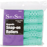 Magnetic Snap-on Rollers, Large - 1" / 10 Pack by Soft 'N Style