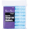 Magnetic Snap-on Rollers, Small - 1/2" / 14 Pack by Soft 'N Style