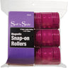 Magnetic Snap-on Rollers, Super Jumbo - 1-3/4" / 6 Pack by Soft 'N Style