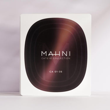 Mahni Cream Gel Polish Glitter/Cat Eye Collection Book - 36 Colors