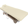 Maira Electric 3-Motor Adjustable Spa/Massage Table with Plush Cushion / Cream with Light Brown Base by Meishida