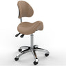 Maja Hydraulic Saddle Stool / 24"-30" Height / Sand by Silver Spa