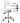 Maja Hydraulic Saddle Stool / 24"-30" Height / White by Silver Spa