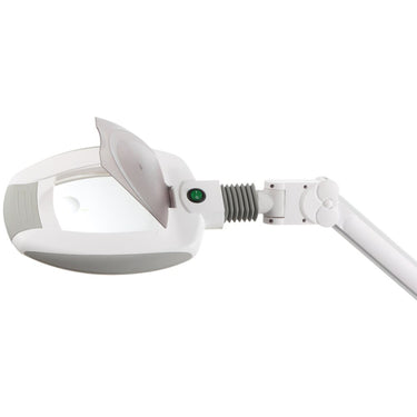 Malen LED 5X Magnifying Lamp with Roller Stand by Silver Spa