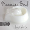 Manicure Bowl / Frost White / Durable Resin Material - The New Signature Collection by Noel Asmar