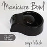 Manicure Bowl / Onyx Black / Durable Resin Material - The New Signature Collection by Noel Asmar