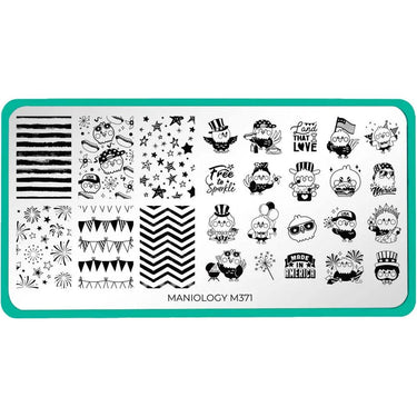 Maniology American Eagle - Nail Stamping Plate