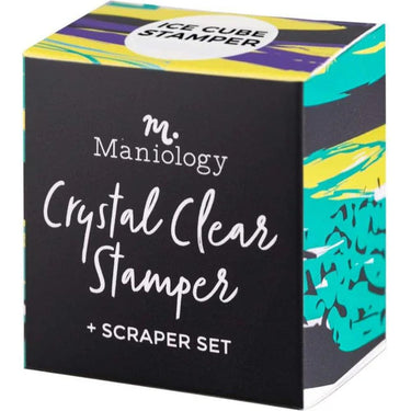 Maniology Ice Cube Clear Stamper + Scraper