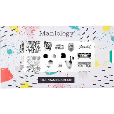 Maniology Star-Spangled - Nail Stamping Plate