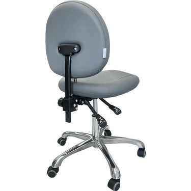 Marite Ergonomic Adjustable Technician Stool / Grey by Avirra Spa Furnishings