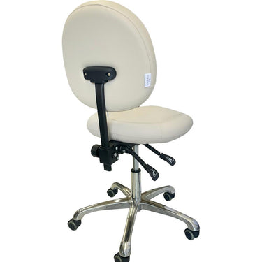 Marite Ergonomic Adjustable Technician Stool / Sand by Avirra Spa Furnishings