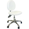 Marite Ergonomic Adjustable Technician Stool / White by Avirra Spa Furnishings