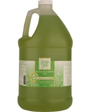 Massage & Body Oil - Tea Tree & Lemon / 1 Gallon by Aromaland