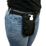 Massage Lotion Bottle Holster - Black