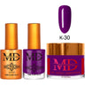 MD Nail 4-in-1 Combo - Gel Polish 0.54 oz. + Nail Lacquer 0.54 oz. Dip & Dap Powder - Dip/Acrylic 2oz. - #K030