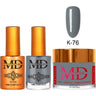 MD Nail 4-in-1 Combo - Gel Polish 0.54 oz. + Nail Lacquer 0.54 oz. Dip & Dap Powder - Dip/Acrylic 2oz. - #K076