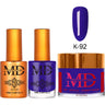 MD Nail 4-in-1 Combo - Gel Polish 0.54 oz. + Nail Lacquer 0.54 oz. Dip & Dap Powder - Dip/Acrylic 2oz. - #K092