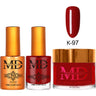 MD Nail 4-in-1 Combo - Gel Polish 0.54 oz. + Nail Lacquer 0.54 oz. Dip & Dap Powder - Dip/Acrylic 2oz. - #K097