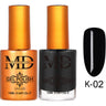 MD Nail Duo 2-in-1 Gel Polish 0.54 oz. + Nail Lacquer 0.54 oz. #K002