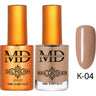 MD Nail Duo 2-in-1 Gel Polish 0.54 oz. + Nail Lacquer 0.54 oz. #K004