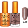 MD Nail Duo 2-in-1 Gel Polish 0.54 oz. + Nail Lacquer 0.54 oz. #K017