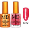 MD Nail Duo 2-in-1 Gel Polish 0.54 oz. + Nail Lacquer 0.54 oz. #K022
