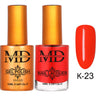 MD Nail Duo 2-in-1 Gel Polish 0.54 oz. + Nail Lacquer 0.54 oz. #K023