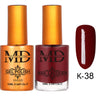 MD Nail Duo 2-in-1 Gel Polish 0.54 oz. + Nail Lacquer 0.54 oz. #K038