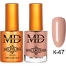 MD Nail Duo 2-in-1 Gel Polish 0.54 oz. + Nail Lacquer 0.54 oz. #K047