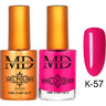 MD Nail Duo 2-in-1 Gel Polish 0.54 oz. + Nail Lacquer 0.54 oz. #K057