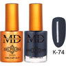 MD Nail Duo 2-in-1 Gel Polish 0.54 oz. + Nail Lacquer 0.54 oz. #K074