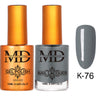 MD Nail Duo 2-in-1 Gel Polish 0.54 oz. + Nail Lacquer 0.54 oz. #K076